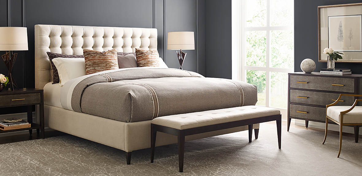 Theodore Alexander Upholstered Bed