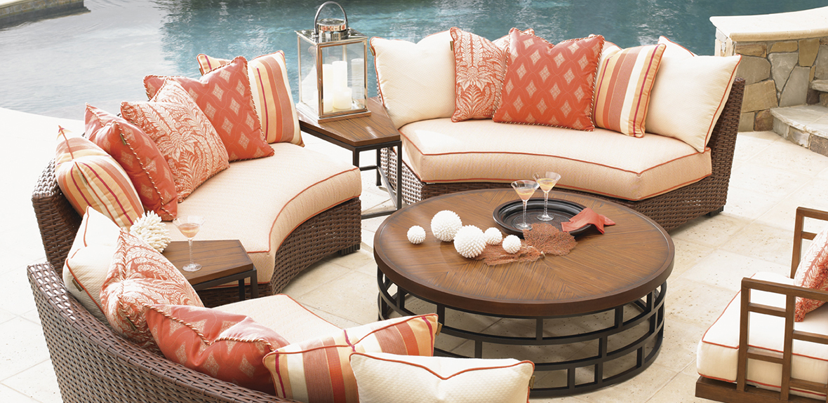 Tommy Bahama Round Outdoor Sectional