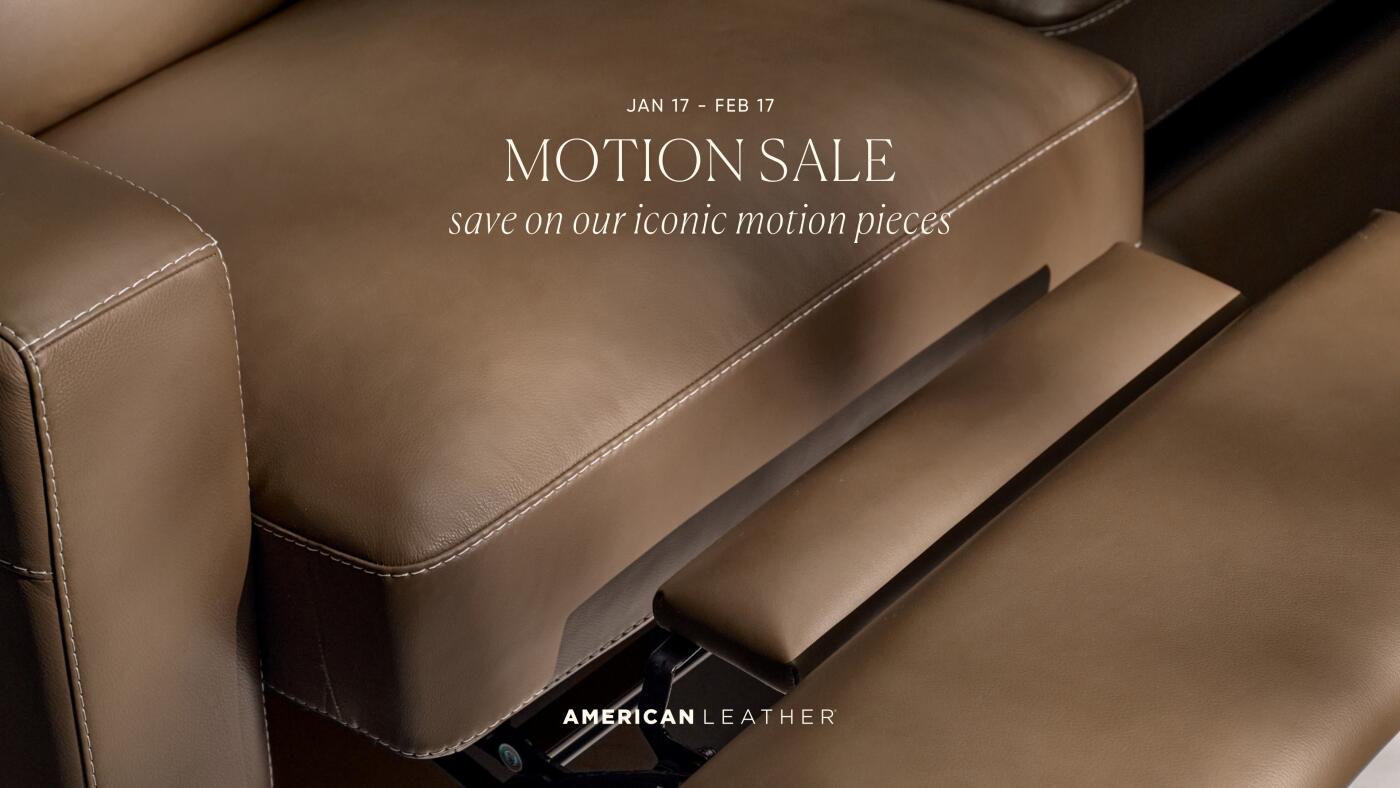 10% off all American Leather® Motion Furniture